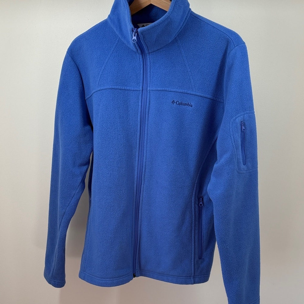 Columbia Vibrant‎ Blue Full-Zip Jacket
